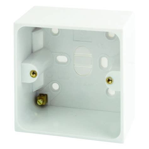 metal or plastic pattress box|surface mounted metal back box.